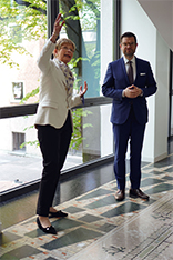 DPMA president Cornelia Rudloff-Schäffer and Dr. Marco Buschmann