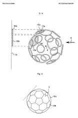 Ball for a sports game with a plurality of loop antennas