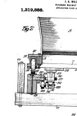 J. A. Millers US1319888A with "underfriction wheel"