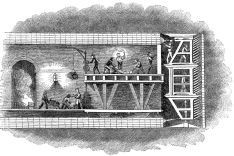 Tunnelling shield used for Building the Thames Tunnel