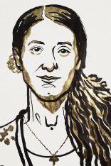 Drawing of Nadia Murad